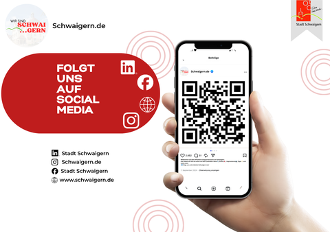 Folge uns auf Social Media