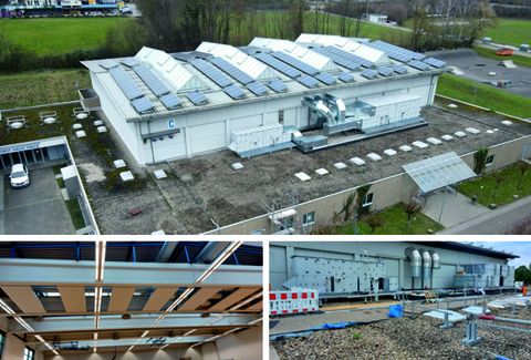 Neue Lüftungsanlage in der Horst-Haug-Halle