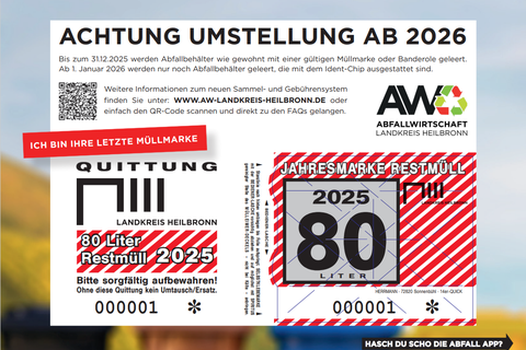 Keine Müllmarken mehr ab 2026