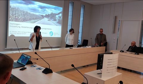 Wenn das Wasser kommt, Vorträge im Rathaus Schwaigern