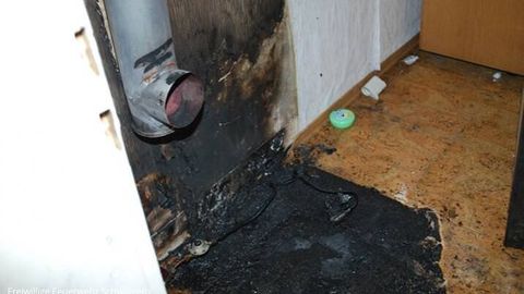 13.12.2012 – Zimmerbrand durch Verpuffung in einem Ölofen