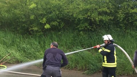 17.05.2019 – Massenbachhausener Strasse überflutet