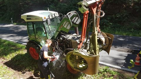 03.07.2019 – Entstehungsbrand an Weinbergschlepper