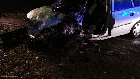 12.01.2021 – Eingeklemmte Person nach Verkehrsunfall auf B293