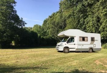 Wohnmobilstellplatz auf dem Golfplatz Pfullinger Hof